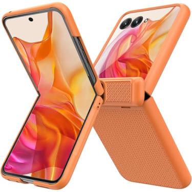 Imagem de Miimall Capa para Motorola Razr Plus 2024, capa para Moto Razr 50 Ultra com proteção de dobradiça fina rígida PC antiderrapante leve à prova de choque capa para celular para Motorola Razr+ 2024,