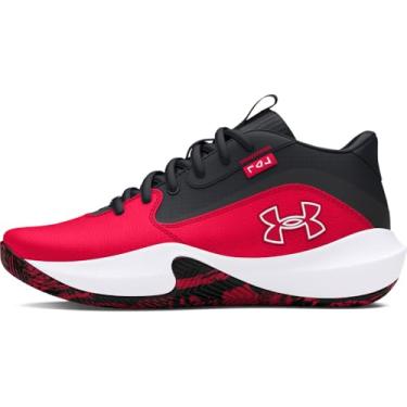 Imagem de Under Armour Tênis unissex infantil School Lockdown 7, (600) Vermelho/Preto/Branco, 5.5 Big Kid