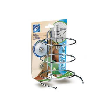 Imagem de Suporte Secador Cabelo Aço Cromado 1522 Arthi