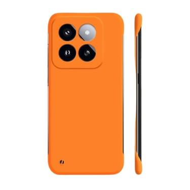 Imagem de Capa ultrafina sem moldura para PC para Xiaomi MI 14 12 13 11T 10T 9T Pro 12 11 Lite 5G NE 13 12S Capa de telefone rígida fosca ultra colorida, laranja, para Mi 12, 12X, 12S