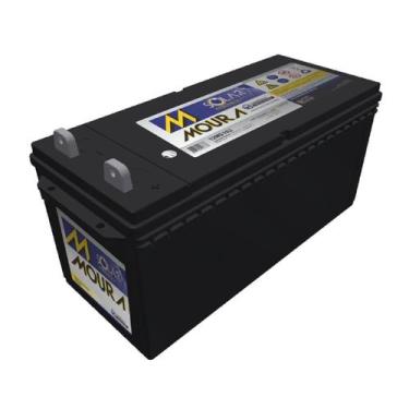 Imagem de Bateria Estacionária Moura Solar 12V 162Ah 12MS162 Energia Solar Fotov