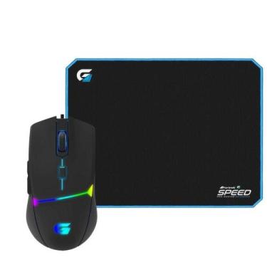 Imagem de Kit Gamer Mouse Crusader Mouse Pad Mpg 101 ul Fortrek