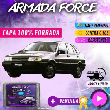 Imagem de Capa Cobrir Carro TEMPRA 100% Forrada Armada Force 100% Impermeável Fo
