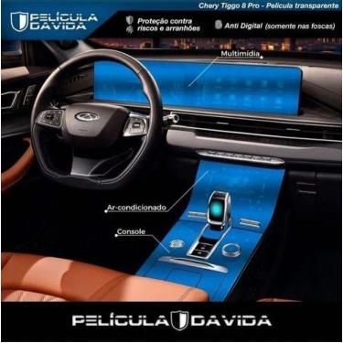 Imagem de Película Proteção Interna Kit Full Tiggo 8 Pro Antiriscos - Pelicula d