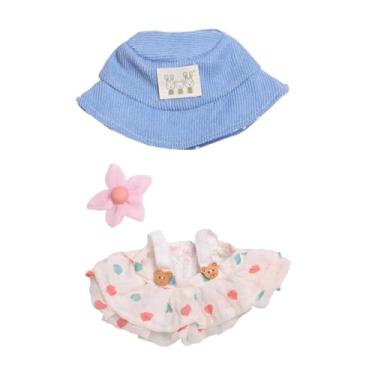 Imagem de EHJRE Roupa de Boneca, Conjunto de Vestuário para Boneca de Pato de Pelúcia de 15cm, Presente para Crianças, Amarelo 3 unidades