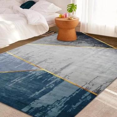 Imagem de Decoração de quarto Tapete Cama Lateral Tapete de chão Sala Sofá Cadeira Tapetes de área Grandes Sala de estar Tapetes, Flanela 10.200x250cm 78,7x98 pol.