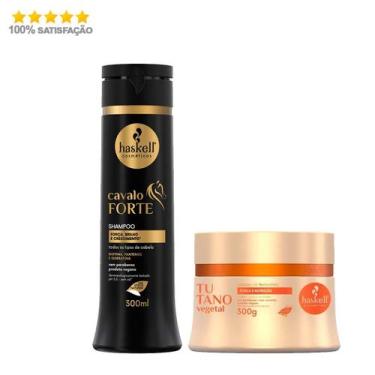 Imagem de Haskell Máscara De Tutano 250g + Shampoo Cavalo Forte 300ml