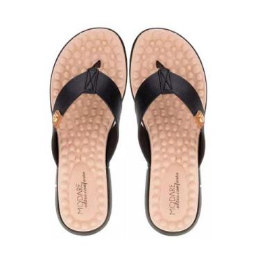 Imagem de Tamanco Ortopédico Feminino Modare Esporão Massageador Preto, Preto, 3