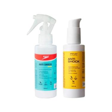 Imagem de Kit Pink Cheeks Capilar - Leave-In Anti Shock Pré Treino 120ml + Leave