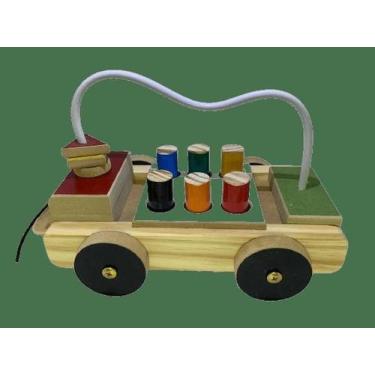 Imagem de Caminhão de Brinquedo de Madeira Aramado - spezialle