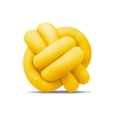 Imagem de Almofada Nó Nozinho  - Gaby Flor Confecções , Amarelo