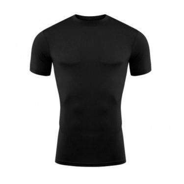 Imagem de camisa térmica masculina manga curta proteção UV segunda pele TB moda 
