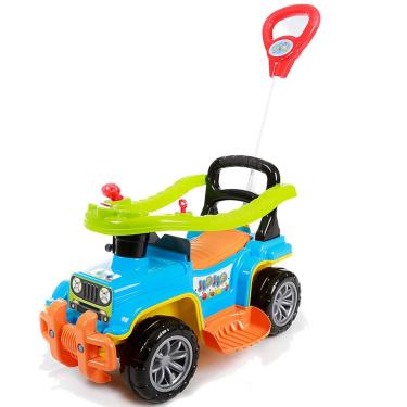 Imagem de Carrinho de Passeio com Empurrador Maral Jip Jip Colorido 9m