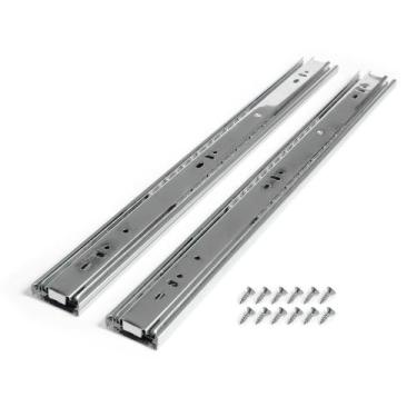 Imagem de Corrediça Telescópica FGVTN Larga ZA 450mm Aço para Gaveta - Par - Str