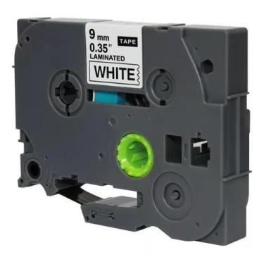Imagem de Fita Compatível Rotulador Brother Tze 221 Branca 9mm - xfull