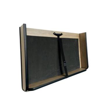 Imagem de Fraldário Dobrável Amadeirado C/ Preto - SR fábrica de móveis