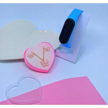 Imagem de Kit Relógio Infantil Digital Led Silicone Esporte Prova água + Conjunt