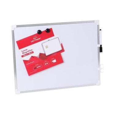 Imagem de Lousa Magnética com 2 Imãs e Caneta - Win Paper, 20X30 cm