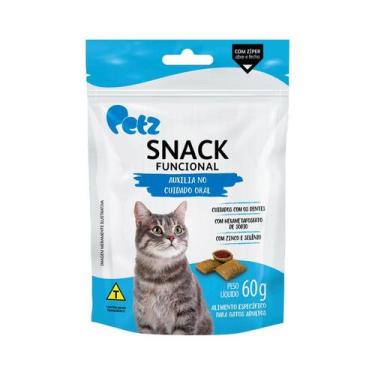 Imagem de Snack Petz Funcional Cuidado Oral para Gatos 60g