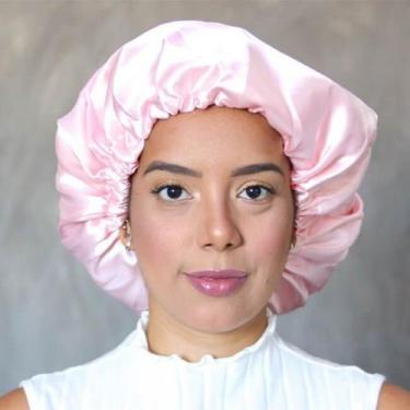 Imagem de Touca de cetim para cabelo - Própria 
