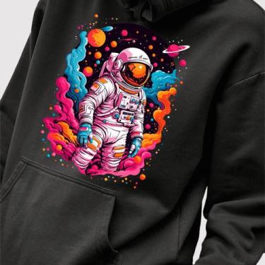 Imagem de Blusa Moletom Genuine Grit Masculina Estampada Algodão 30.1 Astronaut 