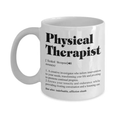 Imagem de HTDesigns Caneca de definição de fisioterapeuta - presentes de fisioterapeuta - presente para escritório - presente de fisioterapia - presente pt - caneca de fisioterapia - presente de formatura de