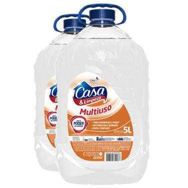 Imagem de Kit 2 Galão Limpador Multiuso CasaELimpeza Uso Geral 5L Cada - CasaKm