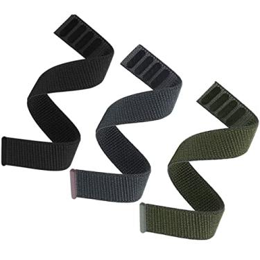 Imagem de Olytop Pulseiras de relógio de secagem rápida para Garmin Instinct/Instinct 2, pulseira esportiva ultraleve de nylon de 22 mm para Garmin Instinct Tactical/Esports/Solar/Tide/2 Surf, pacote com 3