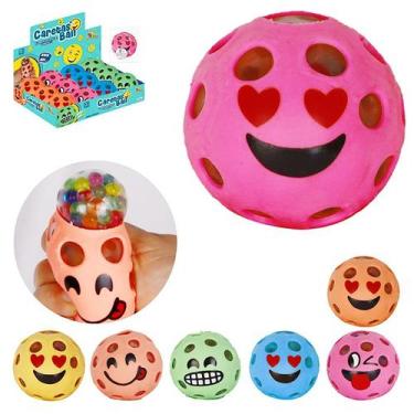 Imagem de Bola Caretas de Apertar 6cm, Caretas Ball Multicolorido - Art Brink
