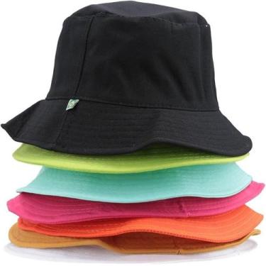 Imagem de Chapéu Bucket Hat Boné Balde Pescador Praia Verão Proteção - FG, Verme