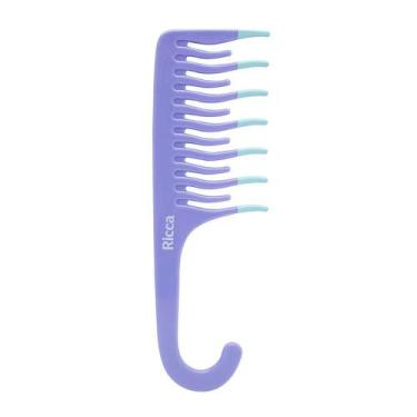 Imagem de Pente de Cabelo Ricca Shower Cachos, Roxo