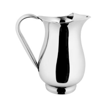 Imagem de Jarra De Suco Inox Aço Com Separador De Gelo Em Casa Tem água 2 Litros