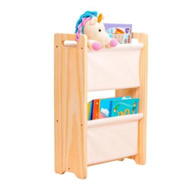 Imagem de Rack Guarda Brinquedos E Livros Infantil, Organizador Pocket - Curumim
