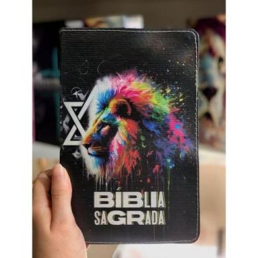 Imagem de Bíblia Sagrada Assembleia Pentecostal Letra Gigante Leão - FASHIONSELL