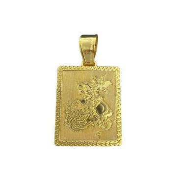 Imagem de Pingente são jorge g - banhado a ouro 18k - ToJoia18k