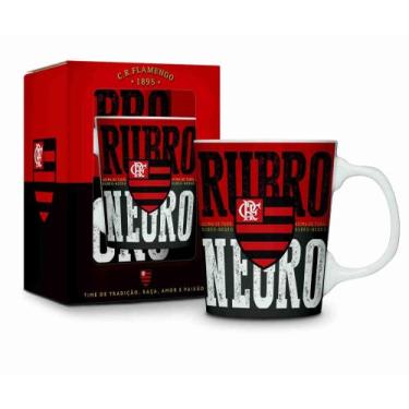 Imagem de Caneca porcelana premium - flamengo - Brasfoot