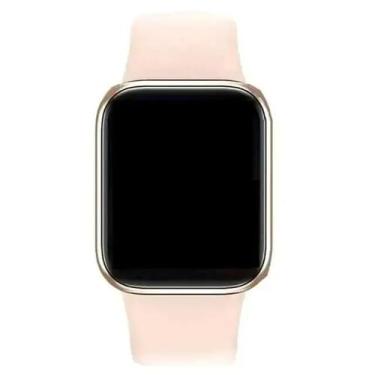 Imagem de Smartwatch Personalizado 2024 Relógio Inteligente Rosa - SUPMANGO