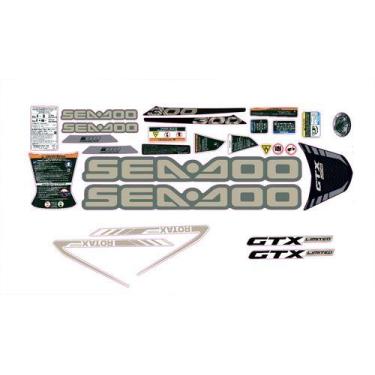 Imagem de Kit Adesivos Jet Ski Seadoo Gtx Limited 300 22 Verde Musgo - SPTS