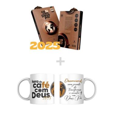 Imagem de Kit Devocional Café Com Deus Pai  Junior Rostirola  Edição 2025 + Cane