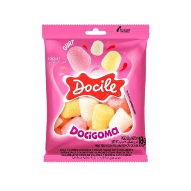 Imagem de kit 3 Caixas Mini Bala de Goma Docigoma Gurt 24un 18g Docile