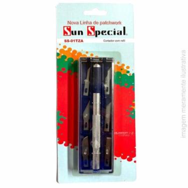 Imagem de Estilete de precisão bisturi com refil artesanato - Almeida Costura