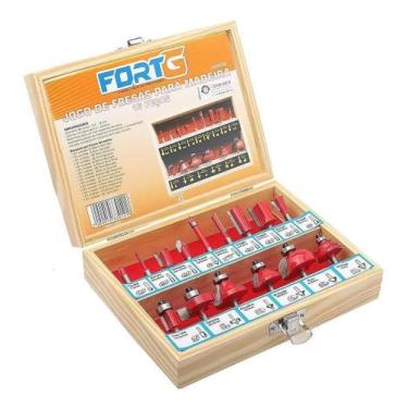 Imagem de Tupia Laminadora 650w 220v C/ Jogo De Fresa Para Madeira 12 Peças - si