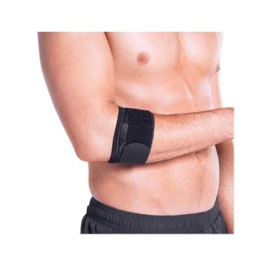 Imagem de Tennis Tenis Elbow Cotovelo Munhequeira Ajustável - Kestal, Preto