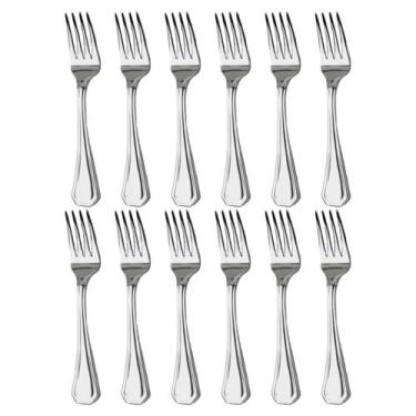 Imagem de Kit 12 Garfos de Sobremesa de Inox 17cm Bar Restaurante - Catuaí
