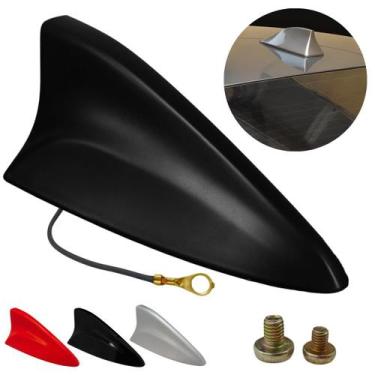 Imagem de Antena Tubarao Automotiva shark carro enfeite esportiva receptiva AM F