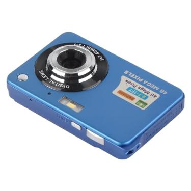 Imagem de Câmera Digital 4K 48MP 2.7in LCD Display 8x Zoom Anti Shake Vlogging Camera Photography (Azul)