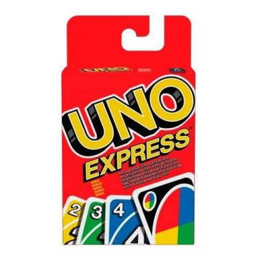 Imagem de Uno Express Mini Jogo de Cartas Baralho 56 Cartas - Mattel