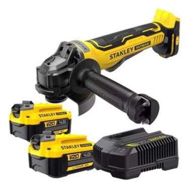 Imagem de Lixadeira Esmerilhadeira Sbg700 STANLEY Brushless + 2 BateriaS 4ah 20v