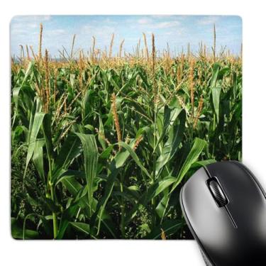 Imagem de 3dRose Mouse pad LLC 20 x 20 x 0,65 cm, campo de milho e céu azul (mp_44769_1)