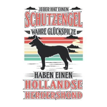 Imagem de Hollandse Herder Notizbuch: Hollandse Herder Schutzengel Herdershond / 6x9 Zoll / 120 karierte Seiten Seiten